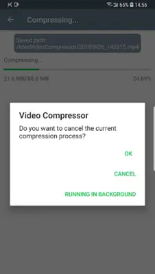 Video Compressor android App screenshot 0