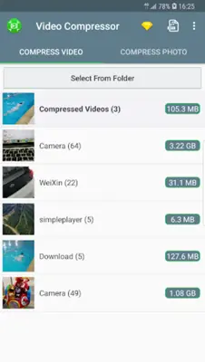 Video Compressor android App screenshot 4